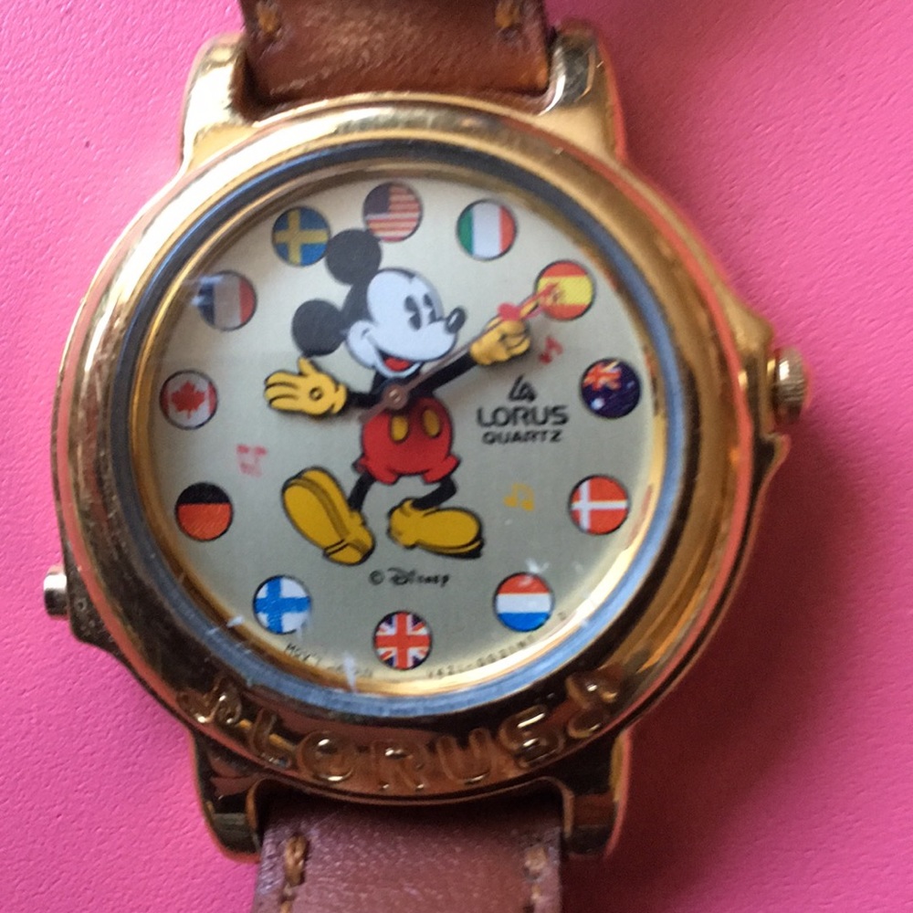 Mickey Mouse LORUS QUARTZ Melody watches by Disney